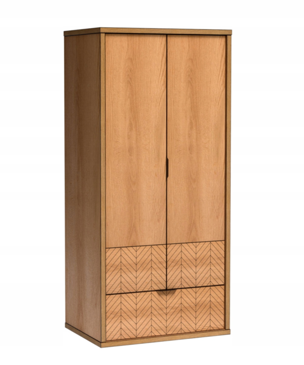 Moderní Skříň Monti 86 cm do obývacího pokoje Ložnice Šuplík Jedle Dub Karamel