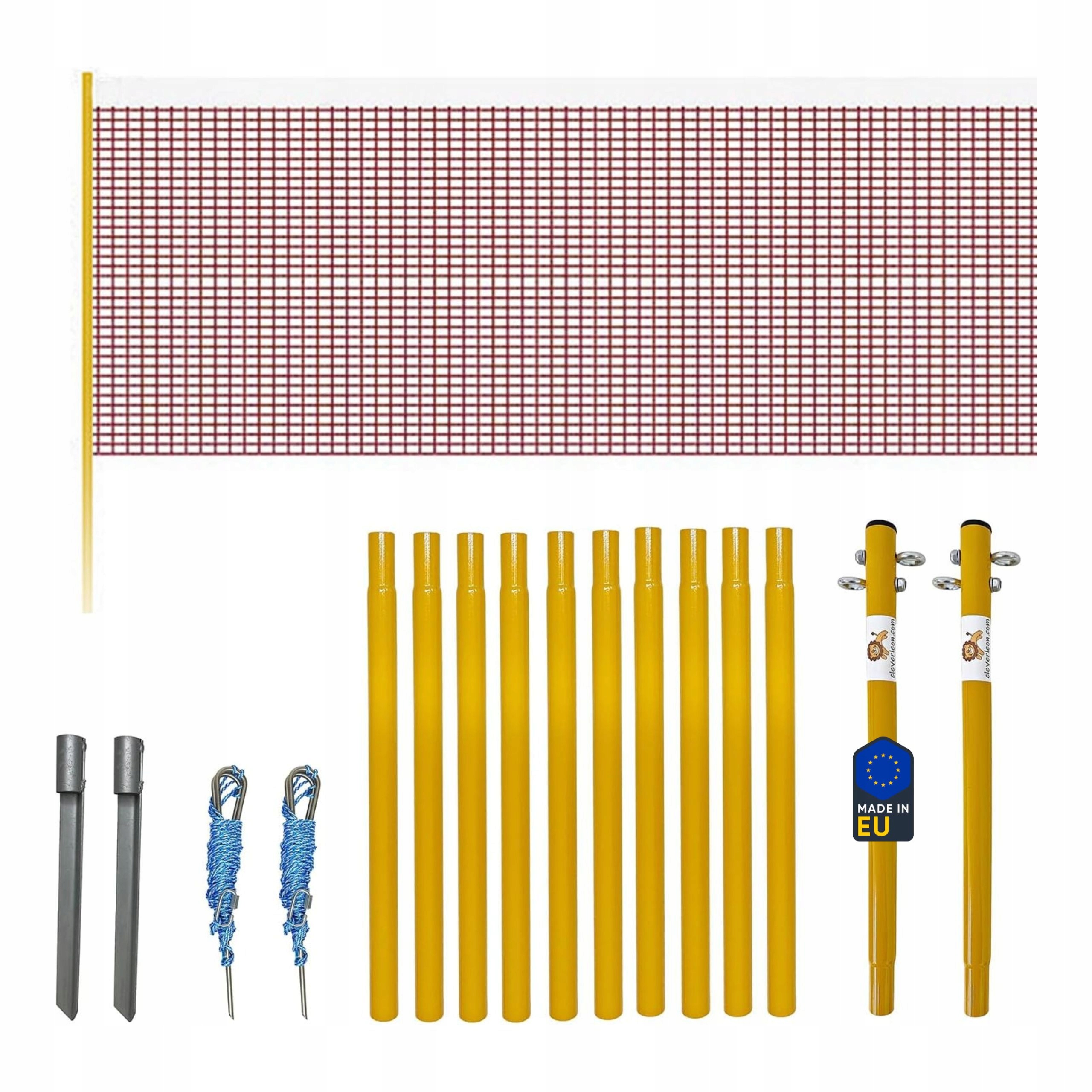 Přenosný Set Na Plážový Volejbal Badminton Tenisová Síť Pro Děti