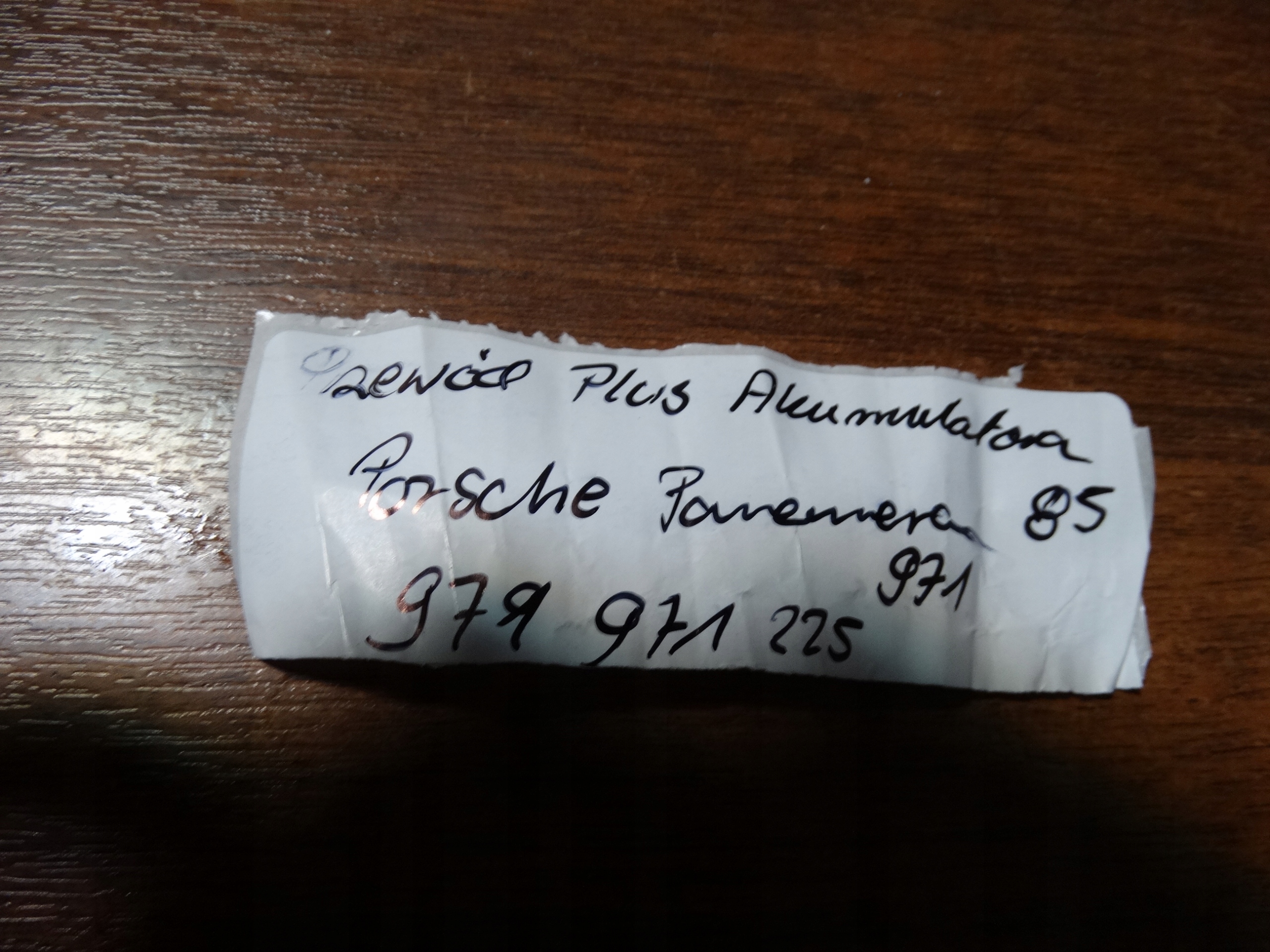 cable battery PLUSOWY PORSCHE PANAMERA 971 1
