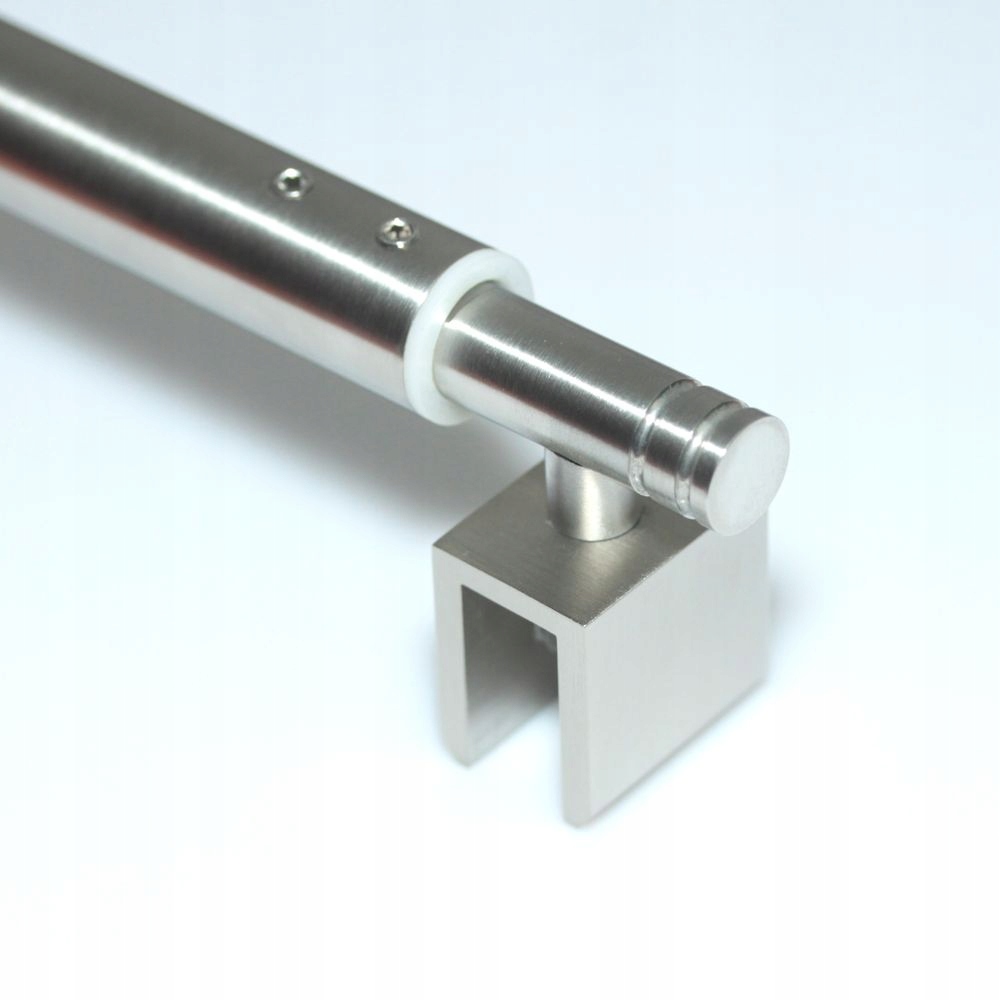 Stabilizator Wspornik szyby regulowany do kabiny Walk-in 100 cm Satyna Wysokość produktu 80 cm