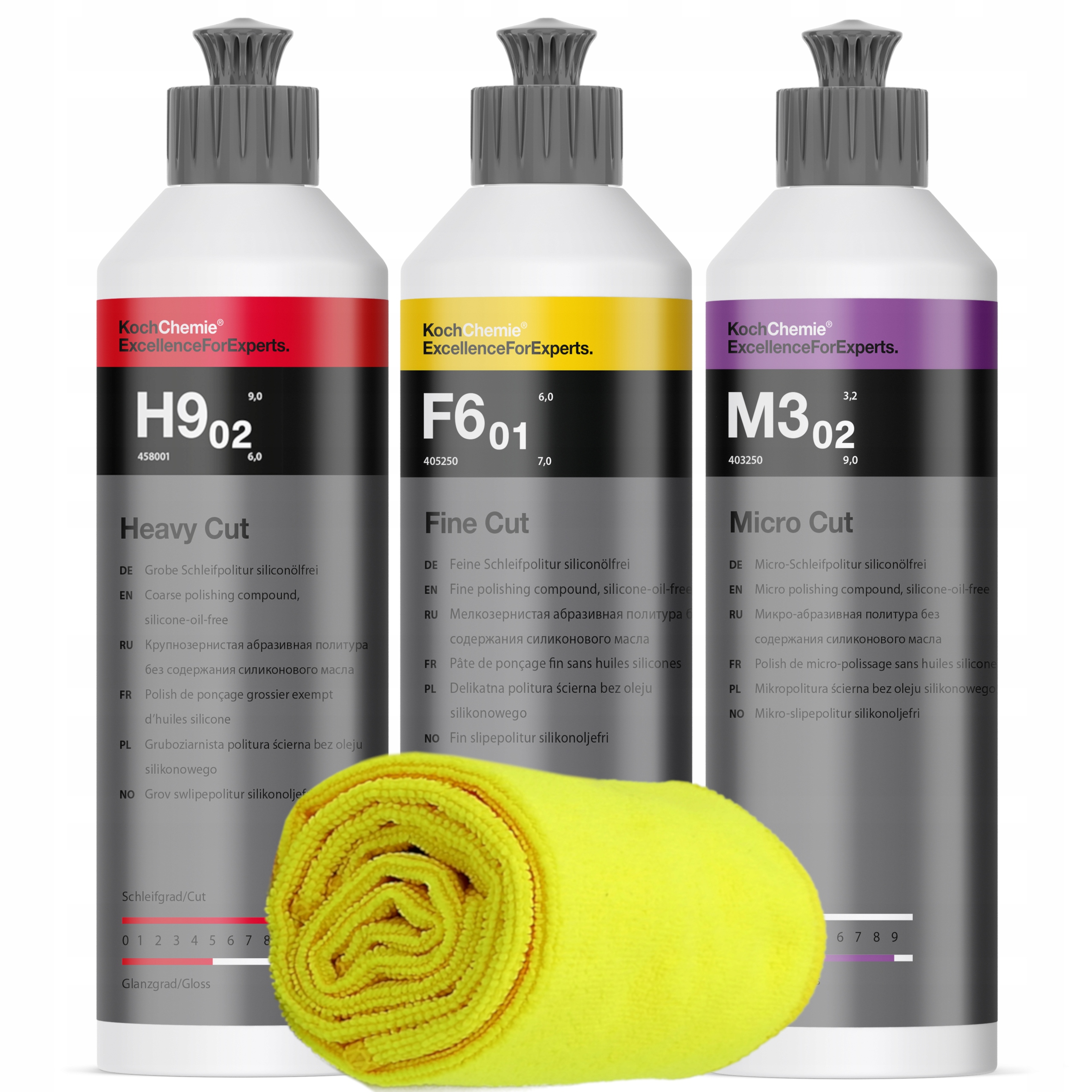 Набір полірувальних паст Koch H9. 02 M3.02 F6. 01