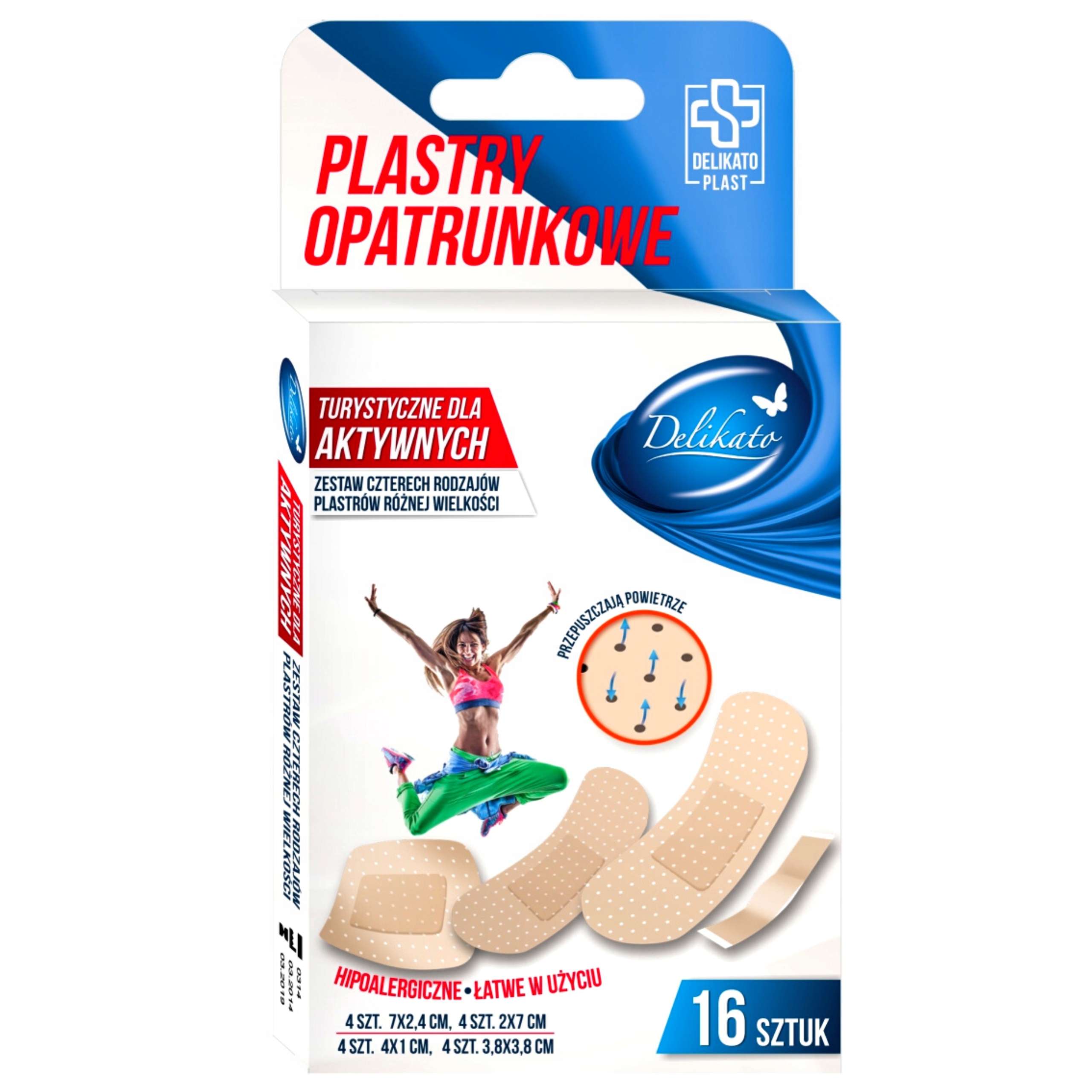 

Delikato Plastry Dla Aktywnych Turystyczne 16 szt.