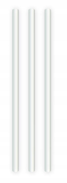 

Słomki papierowe papier białe 6x2197mm 100 sztuk