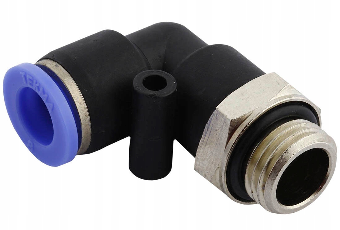 

Złączka Kolanko Szybkozłącze Fi 8 mm 1/4 cala