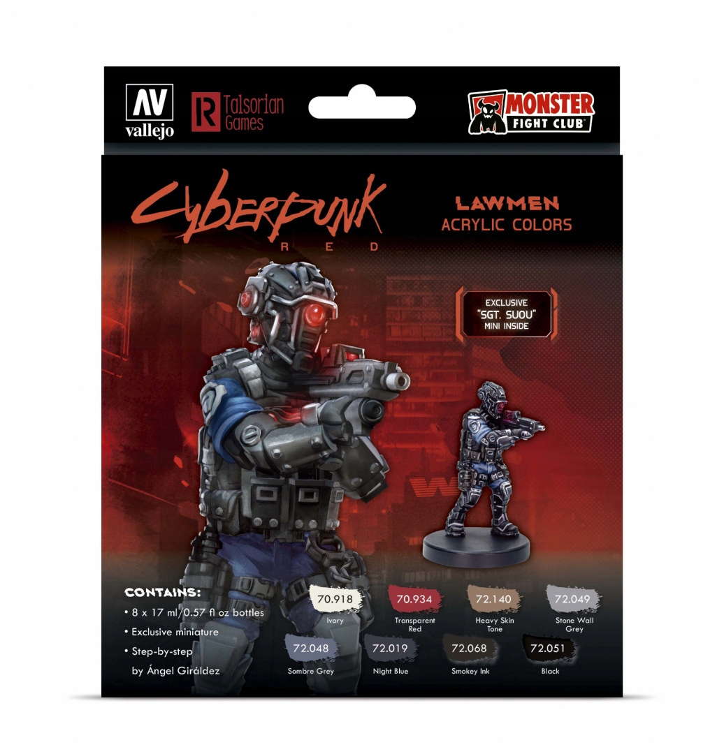 Vallejo 72308 Game Color Lawmen Cyberpunk Set