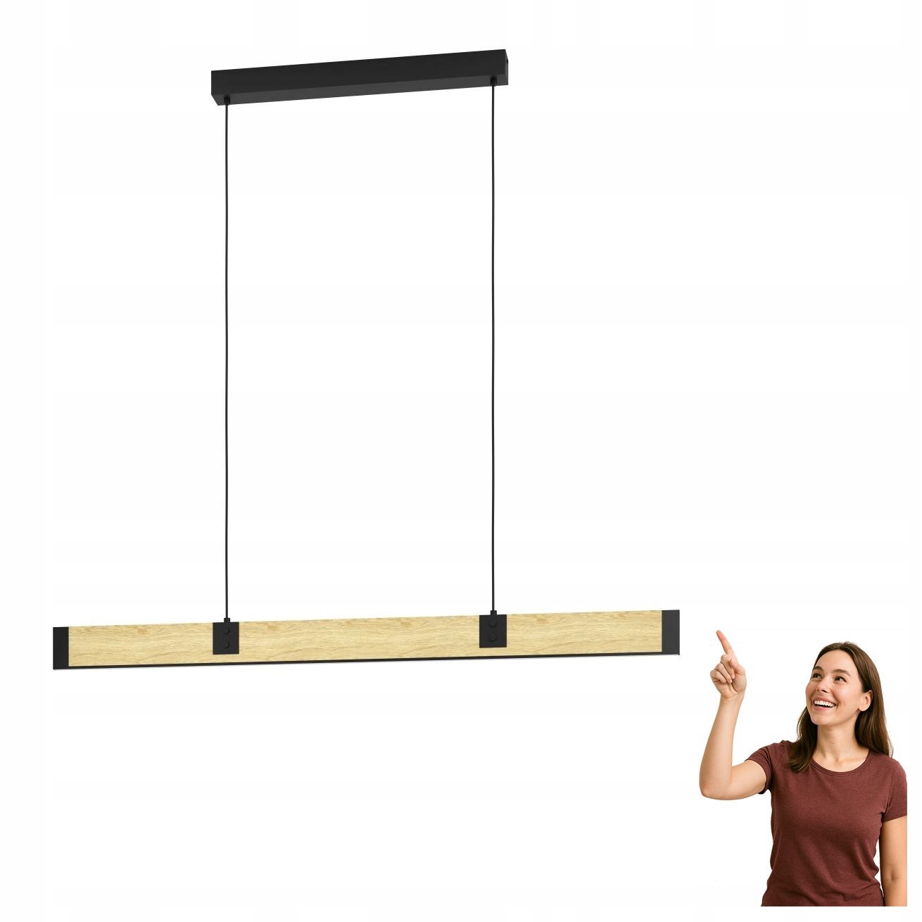 Závěsná Led lampa 22W/6,8W Caminarro 390225 Eglo