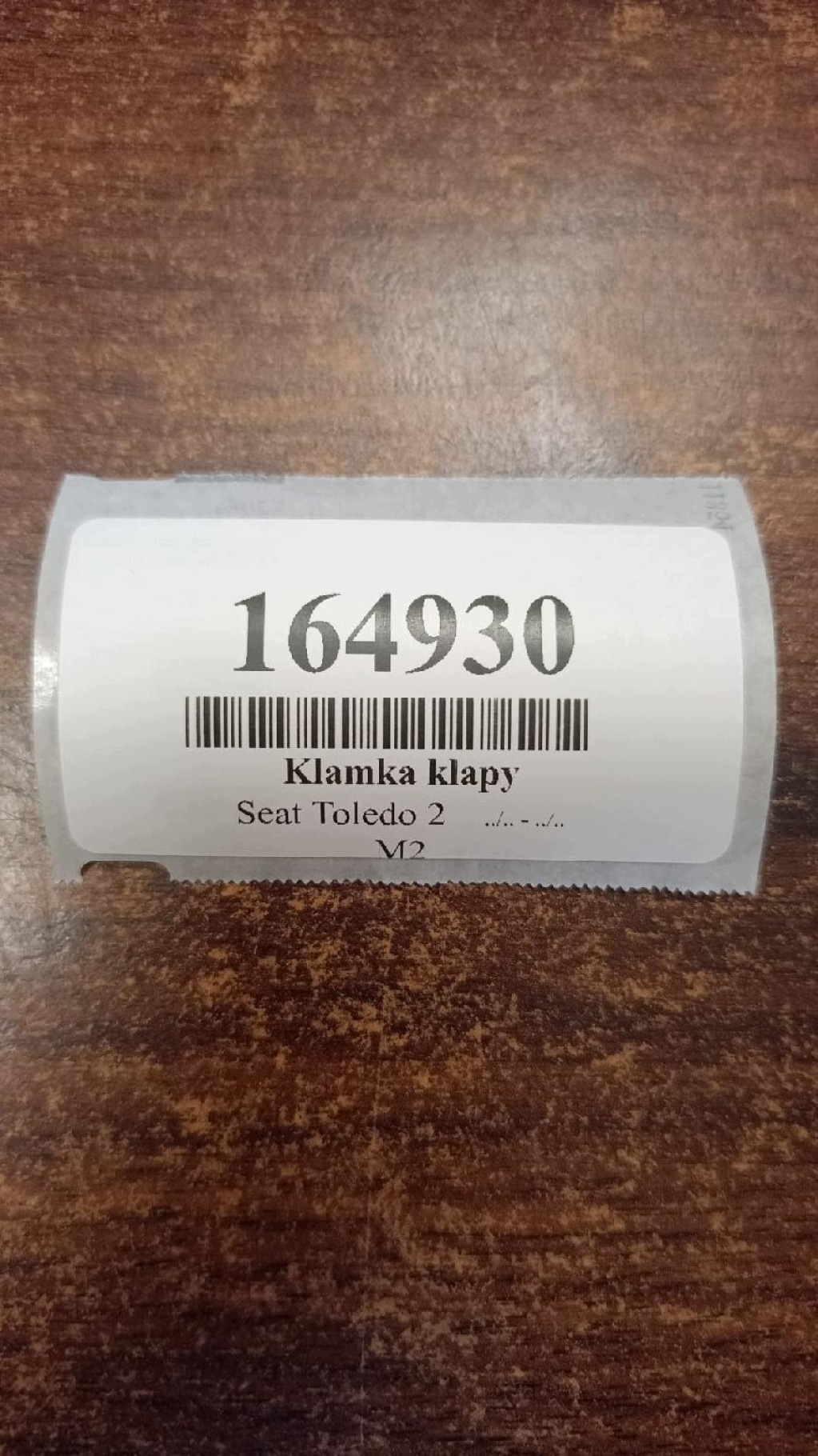 SEAT TOLEDO II handle bonnet rear part 1M5827561
