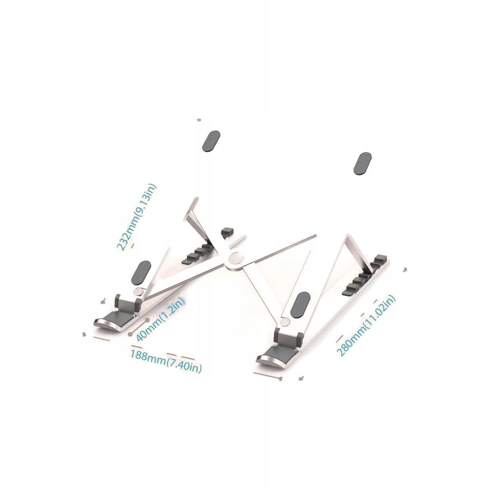 Aluminiowy stojak 10"~15,6" , srebrny Marka Nulaxy