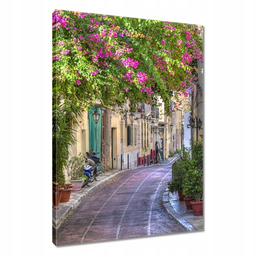 

Obrazy 40x60 Grecka uliczka Plaka