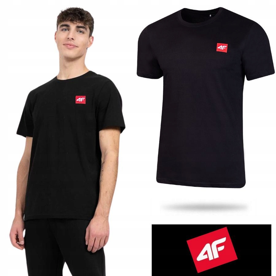 KOSZULKA MĘSKA 4F T-SHIRT PODKOSZULEK BLUZKA SPORTOWA NA CO DZIEŃ