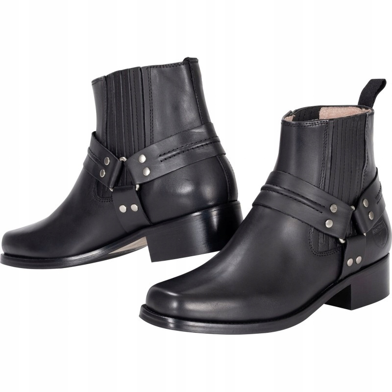 

Buty Motocyklowe Męskie Chopper Skórzane Krótkie
