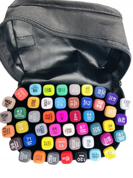 PRO TOUCH MARKERY PISAKI 48 kolorów DWUSTRONNE Marka Pegaz