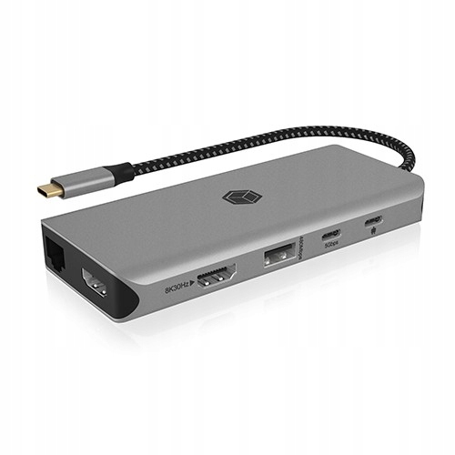 Icybox Dokovací stanice IB-DK4061-CPD 12v1,2xHDMI, Pd 100W
