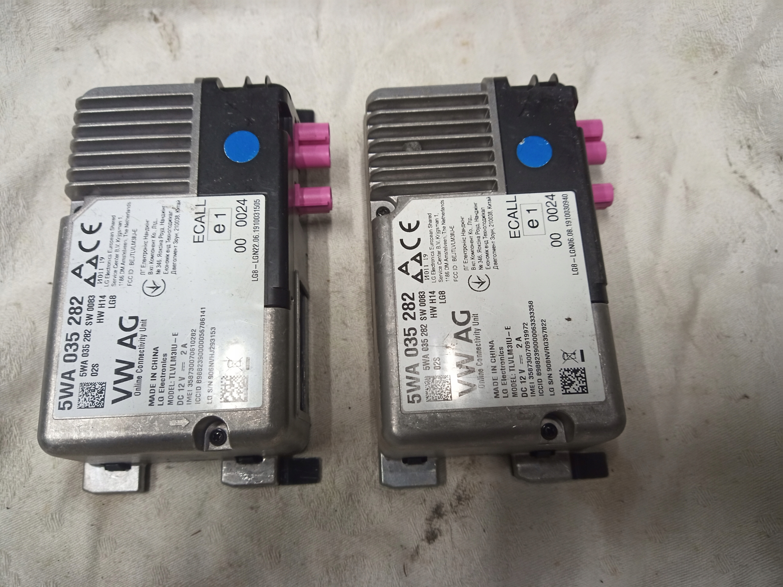 Moduł usług online Volkswagen OE 5WA035282 Marka VW