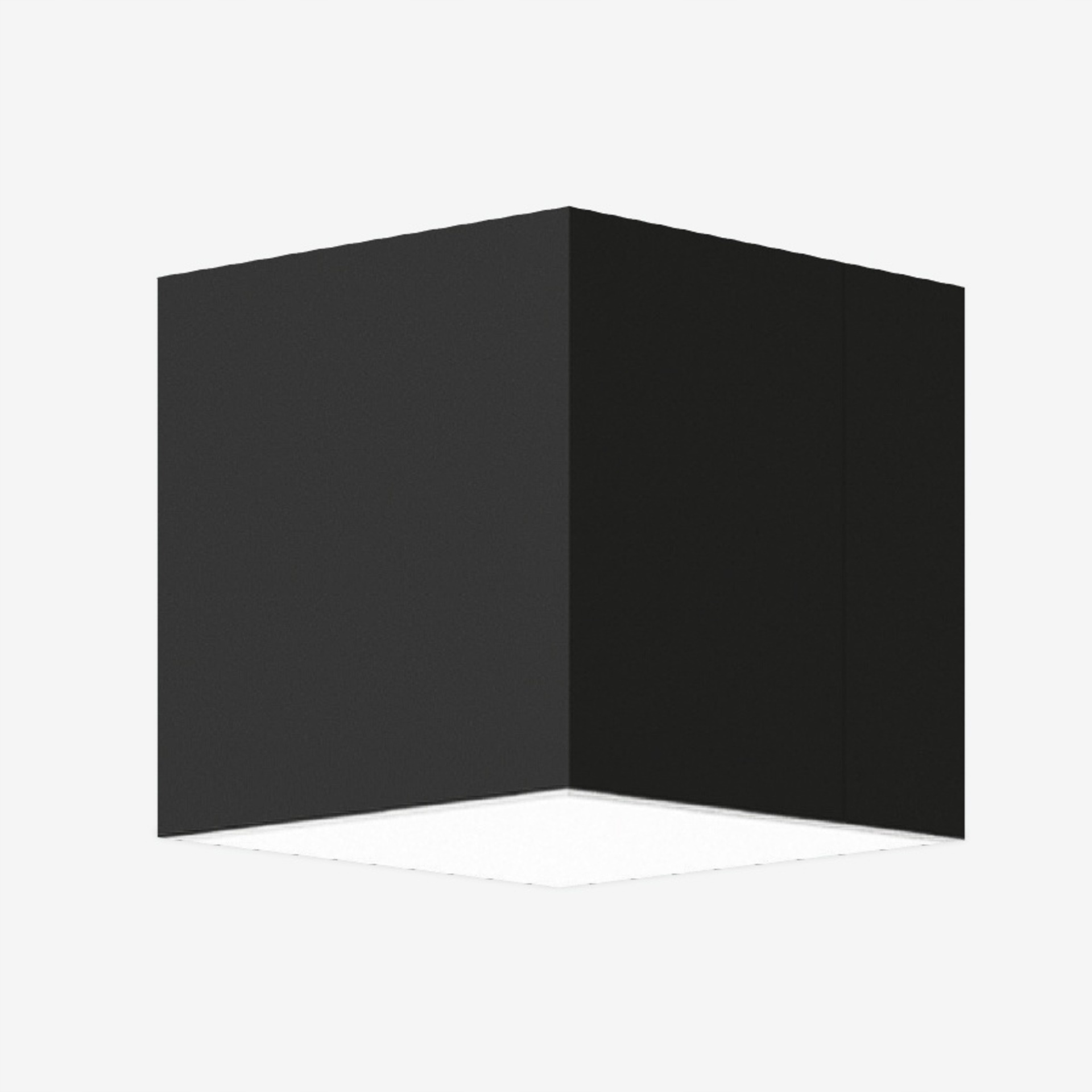 Lucis Stropné a nástenné svietidlo Izar C 10.5W Led 4000K, sklo čierne