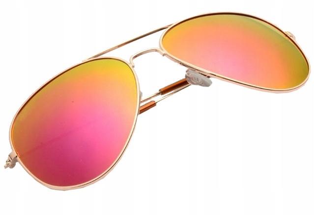 Okulary AVIATOR Przeciwsłoneczne Pilotki LUSTRZANE