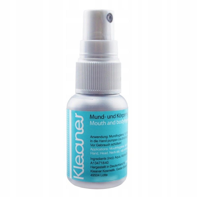 

Kleaner spray do usuwania toksyn z organizmu 30ml