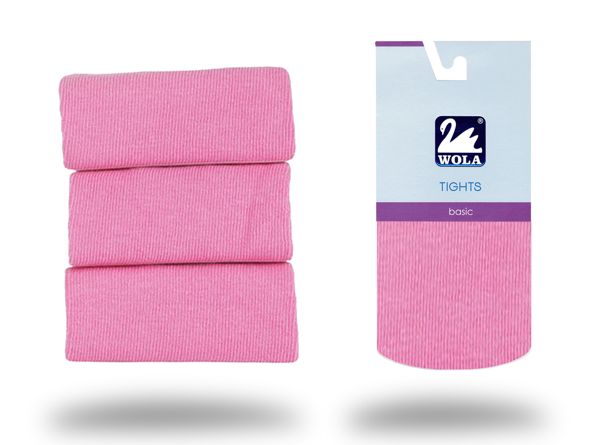 

Rajstopy bawełniane Wola Basic, Pink 55, 80-86