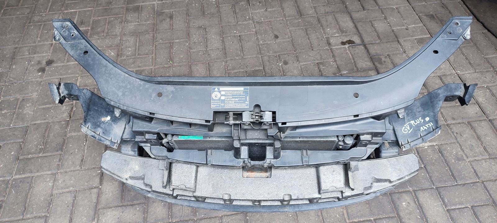 support panel for radiators pillar iron VW Golf plus 1,4 TSI