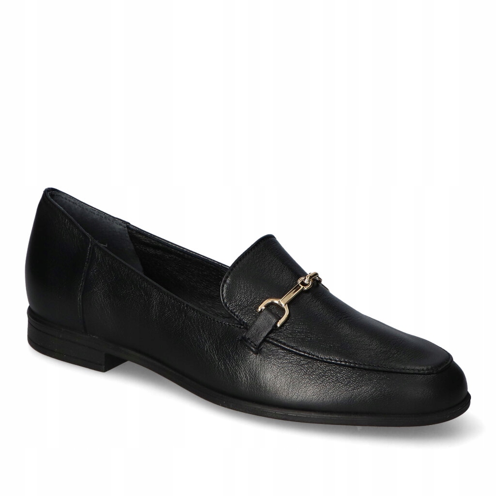 Mokasíny Ryłko Y2S12_45 Černé lico 38