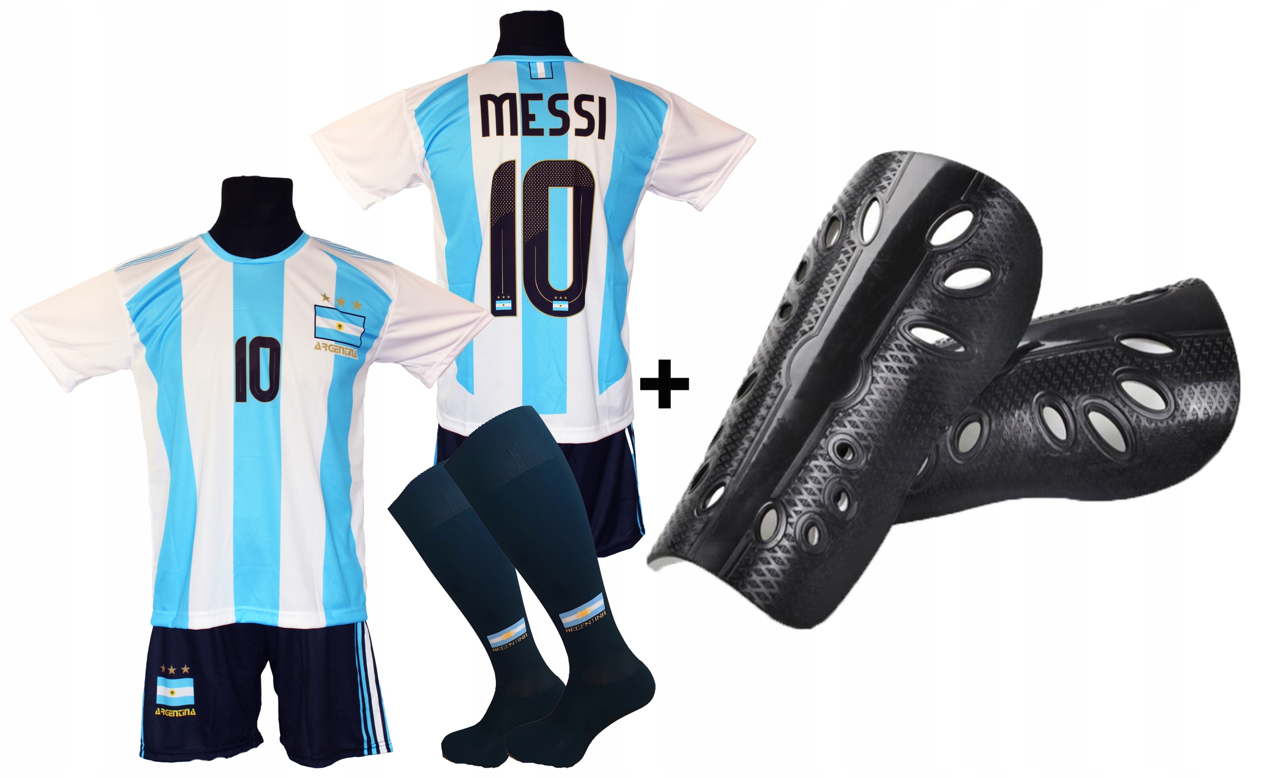 Messi komplet strój piłkarski Argentyna r 134
