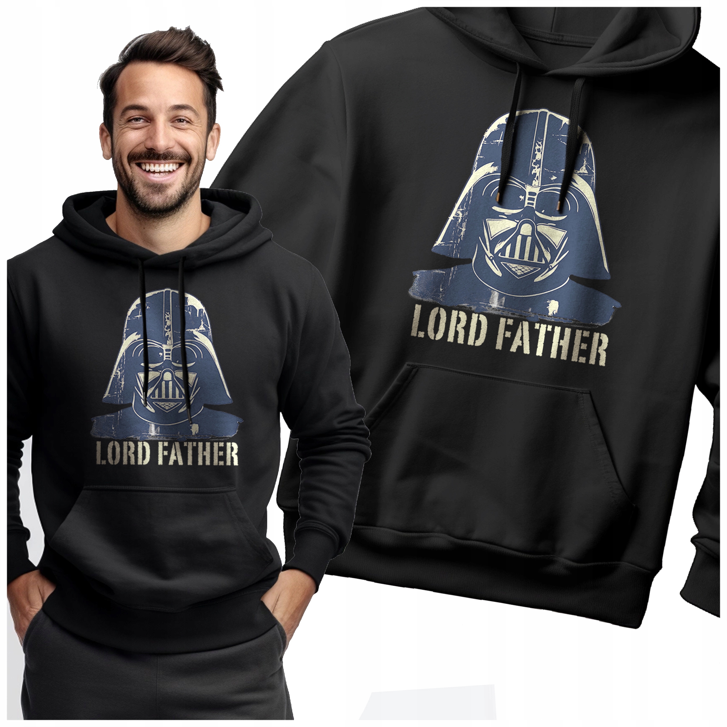 Pánská Mikina S Potiskem Lord Father Dárek K Tátovi Star Wars Kapuce