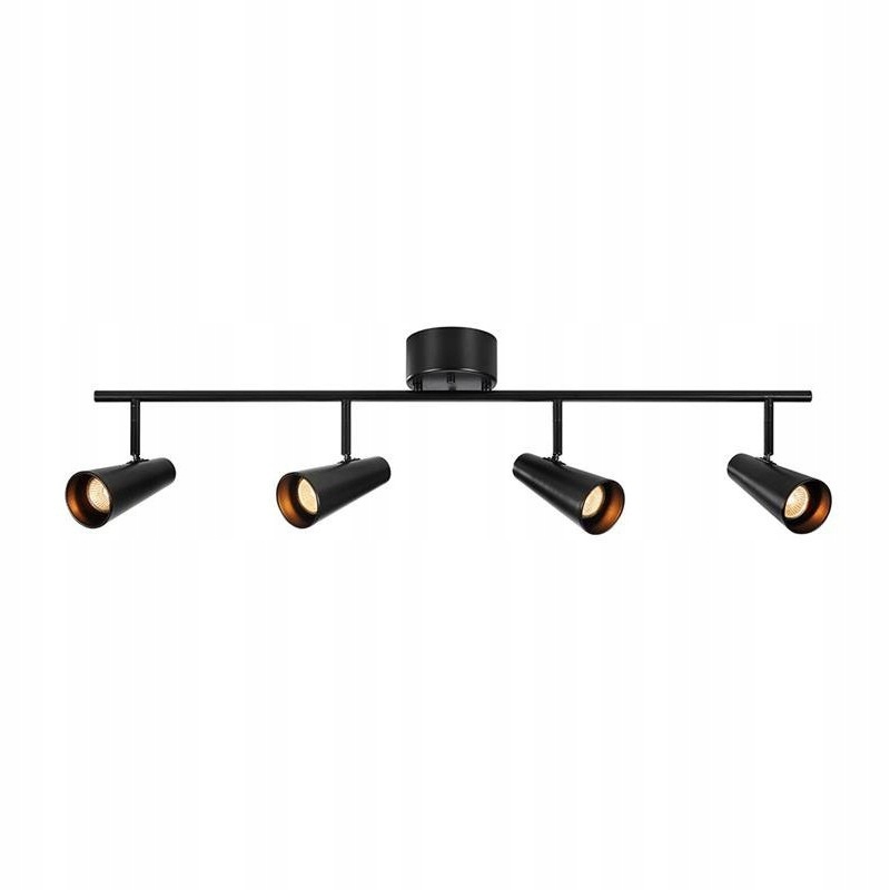 Plafon Listwa Spoty Reflektorki Regulowane Markslojd Crest 108202 Czarny