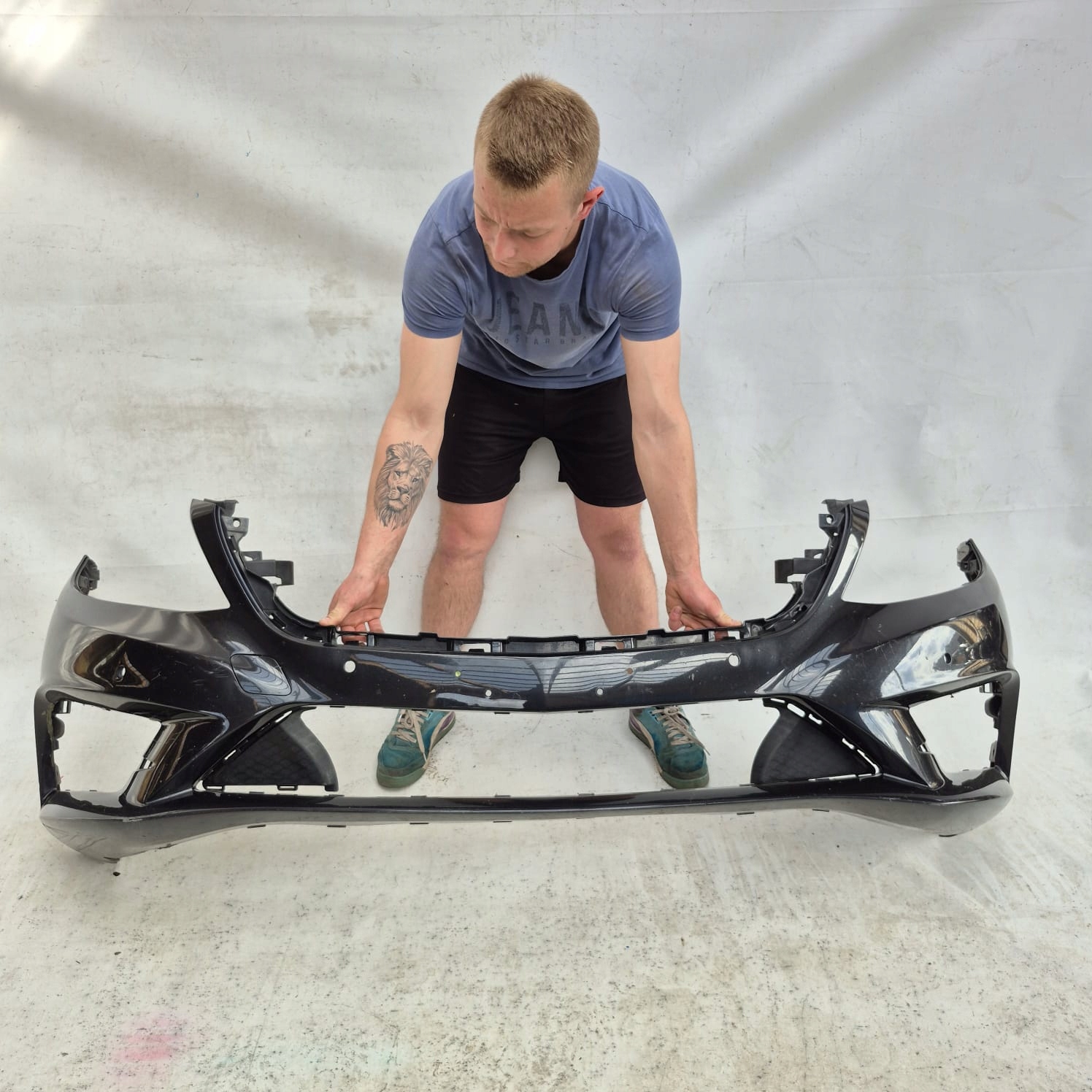 MERCEDES S-KLASA W222 AMG 13- bumper front front PDC
