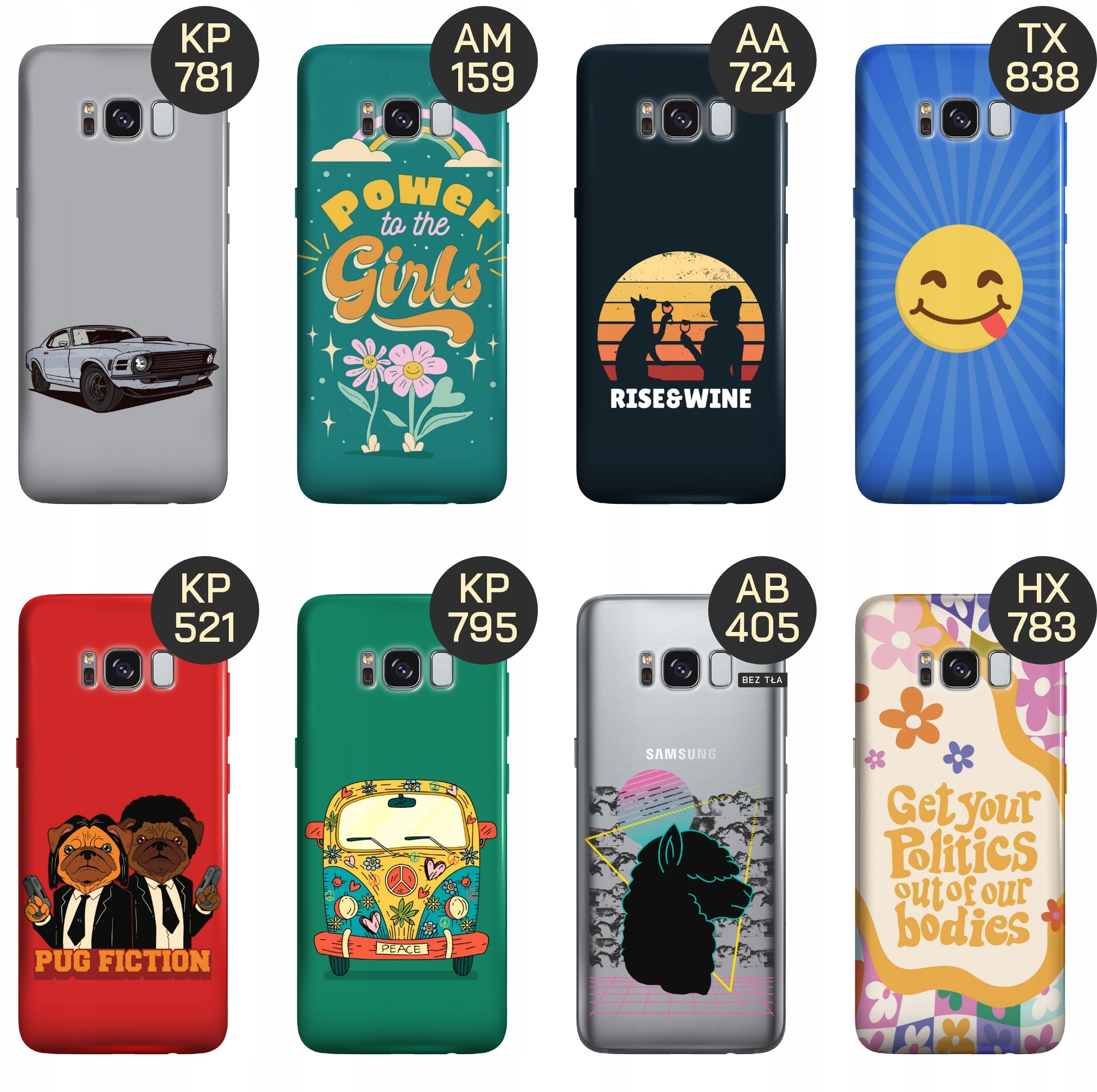 POUZDRO-PRO-SAMSUNG-GALAXY-S8-PLUS-RETRO-VZORY-OLD-SCHOOL-HUDBA-HRY-KRYT-Stav-baleni-originalni