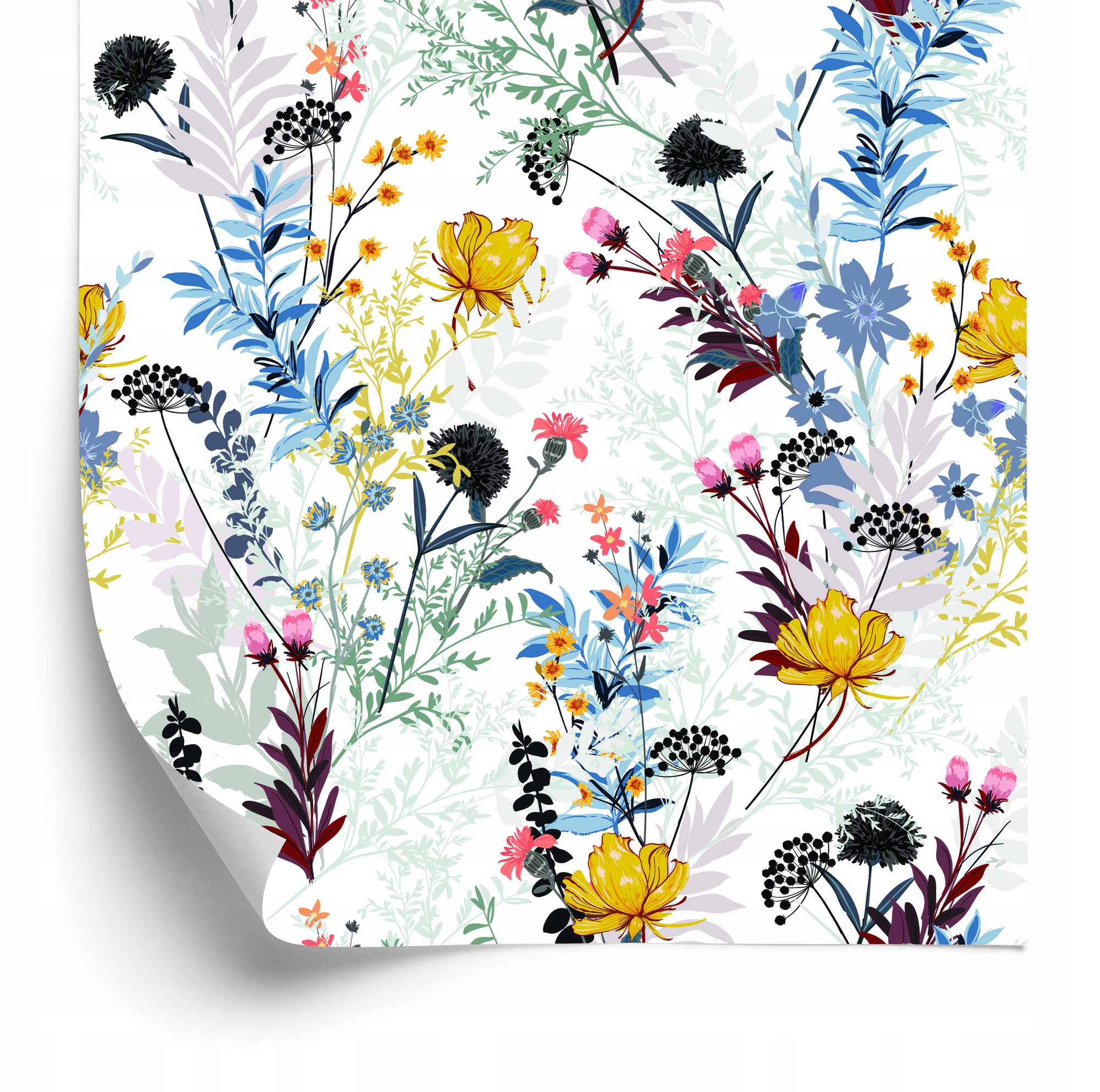 Tapeta Poľné kvety 50x1000 cm