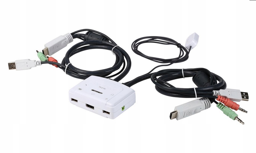 Kvm Adaptér Trendnet 2xHDMI 3xUSB 5xAUDIO TK-215i