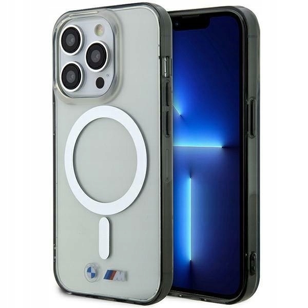 Pouzdro Bmw BMHMP14XHCRS iPhone 14 Pro Max 6.7" transparentní pevné pouzdro Silv