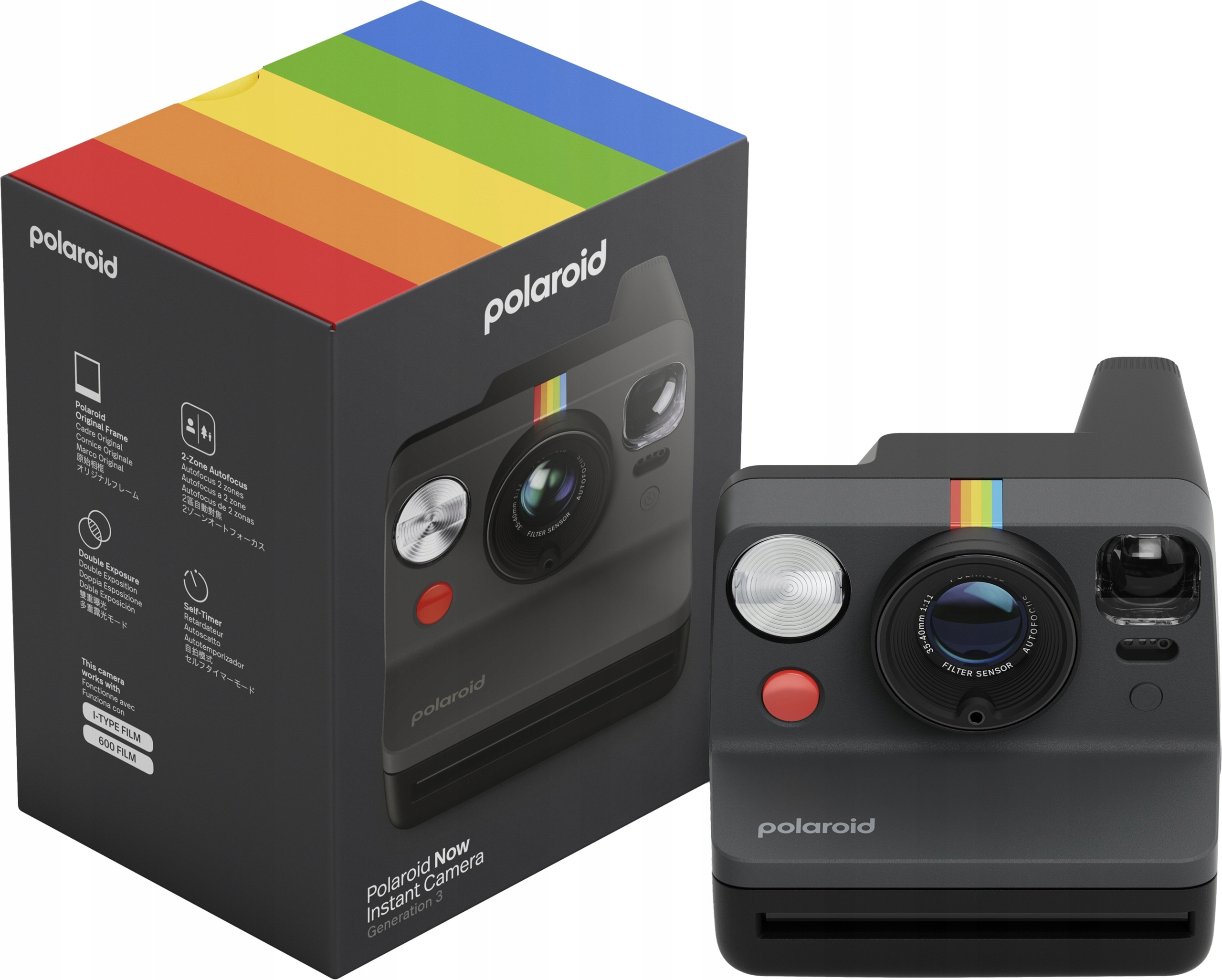 Polaroid Now Gen 3 Czarny