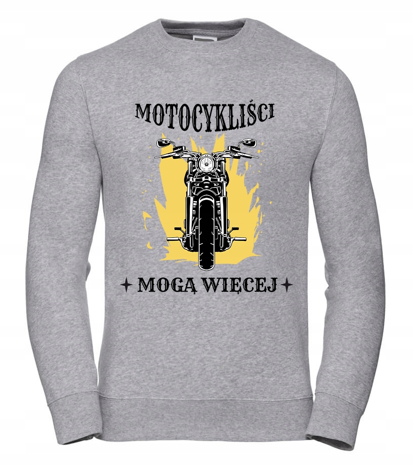 Pánská Mikina Motocyklisté mohou více XL Šedá Pro něj Chlapa Manžela Chlapec