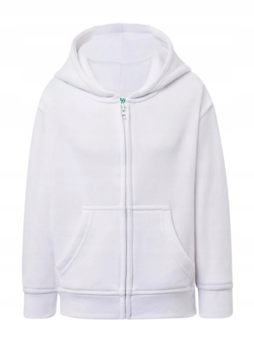 

Bluza Dziecięca Rozpinana Kaptur Biała Jhk 12-14 L