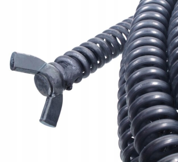 SPIRALA KANALIZACYJNA fi18 10m SPRĘŻYNA ŻMIJKA RUR Długość 10 m