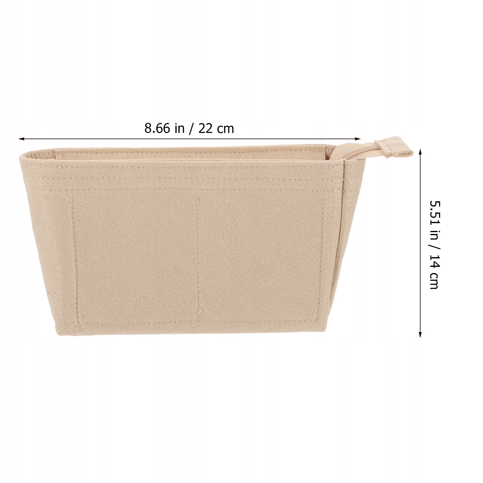 MAŁA TORBA WKŁADKA DO TORBY WKŁADKA PIKOWANA KOSMETYCZKA Marka bez marki