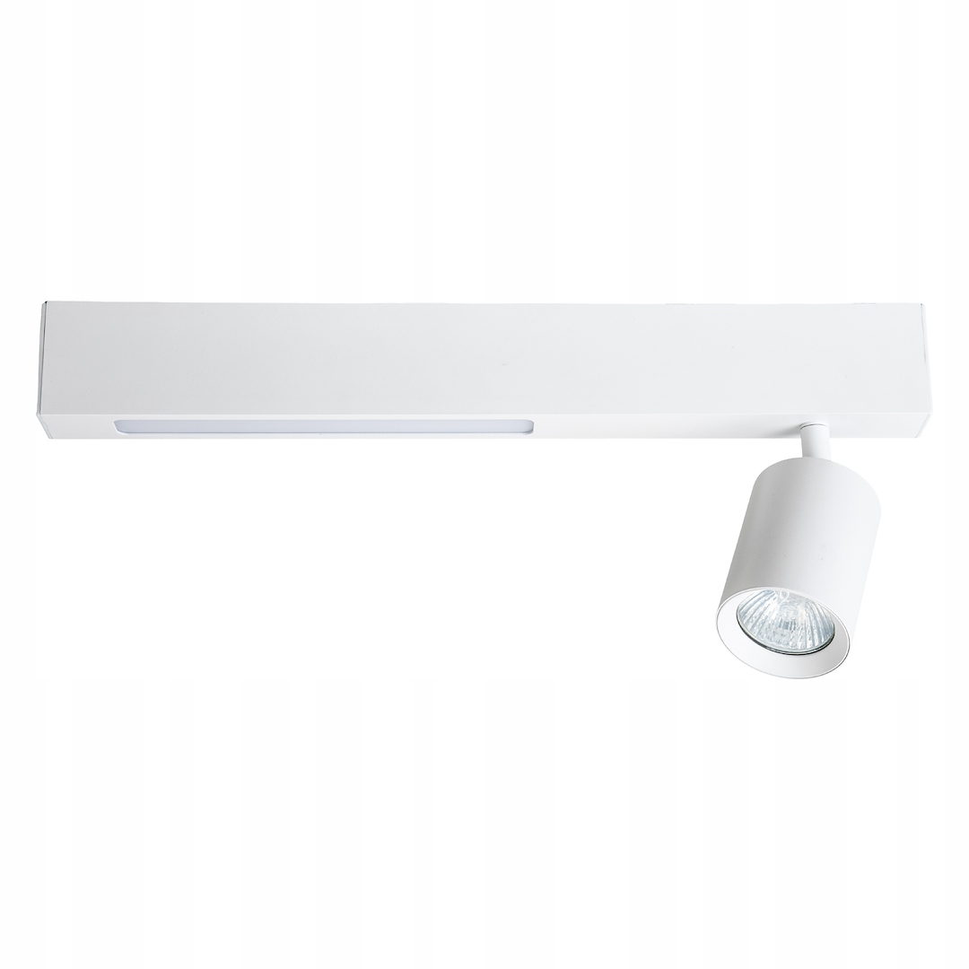 stropní svítidlo Led dvojitá, bílá, podlouhlá, 40 cm, reflektor GU10 Milagro
