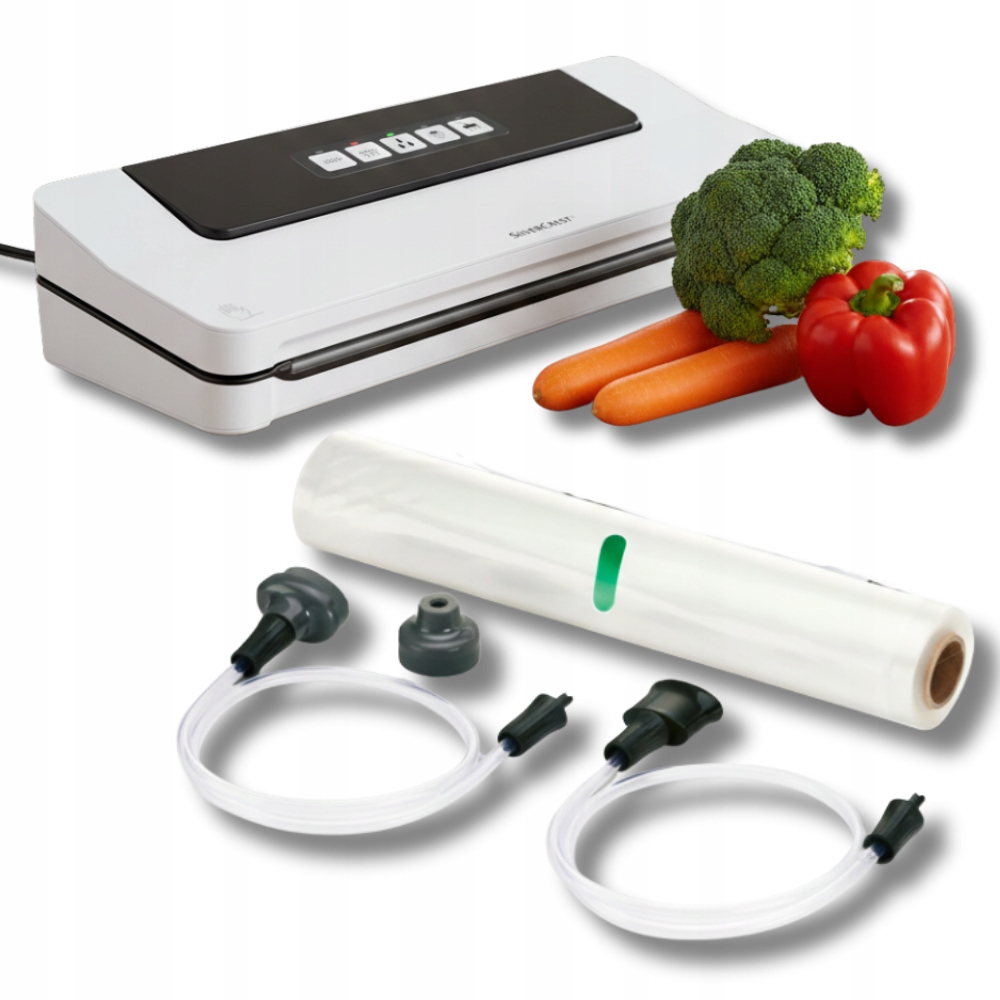 Vakuová Svářečka potravin Fólie pro svařovací stroj 3 m Set stříbrný