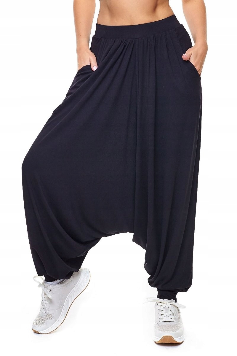 Spodnie alladynki haremki, obniżony krok S/M Rozmiar M
