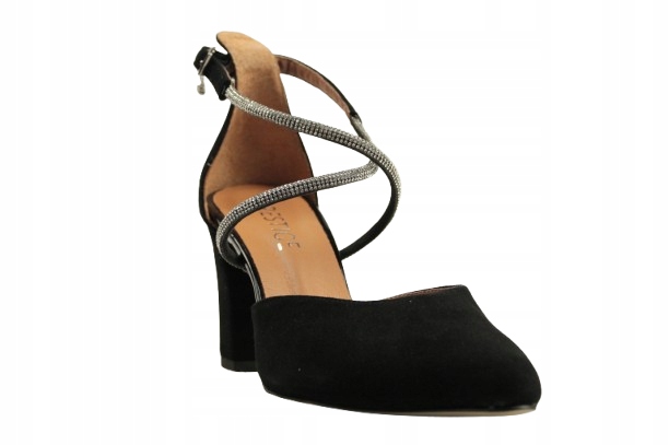 Boty Prestige 2246/OBL vel. 38 Semišová kůže Flitry Polské Výchozí