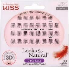

Kiss sztuczne rzęsy kępki Trio Lash s/m x30