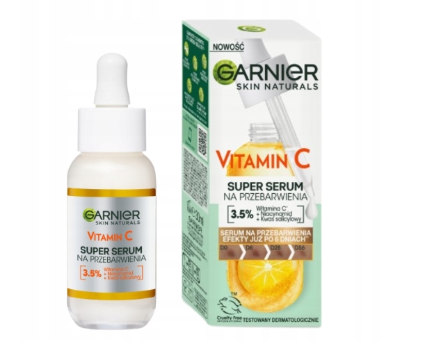 GARNIER Skin serum z witaminą C na przebarwienia 30 ml