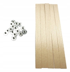 

Knot drewniany do wosku stopki 10 szt 10 cm