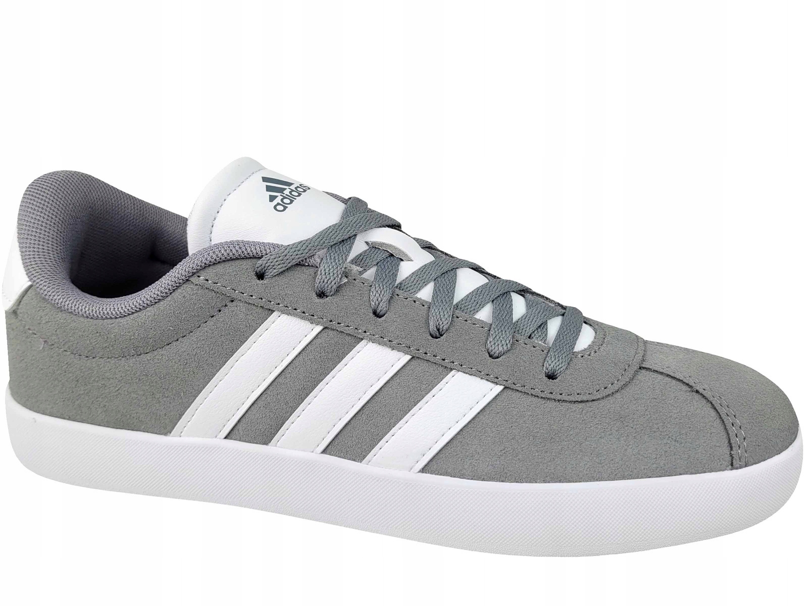 Adidas VL Court 3.0 ID6314 Buty Trampki Tenisówki Samba Skórzane Szare
