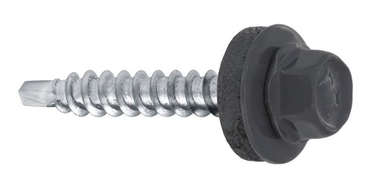 Wkręty farmer d/d 4,8x35mm RAL 7024 250szt. KLIMAS Waga produktu z opakowaniem jednostkowym 1 kg