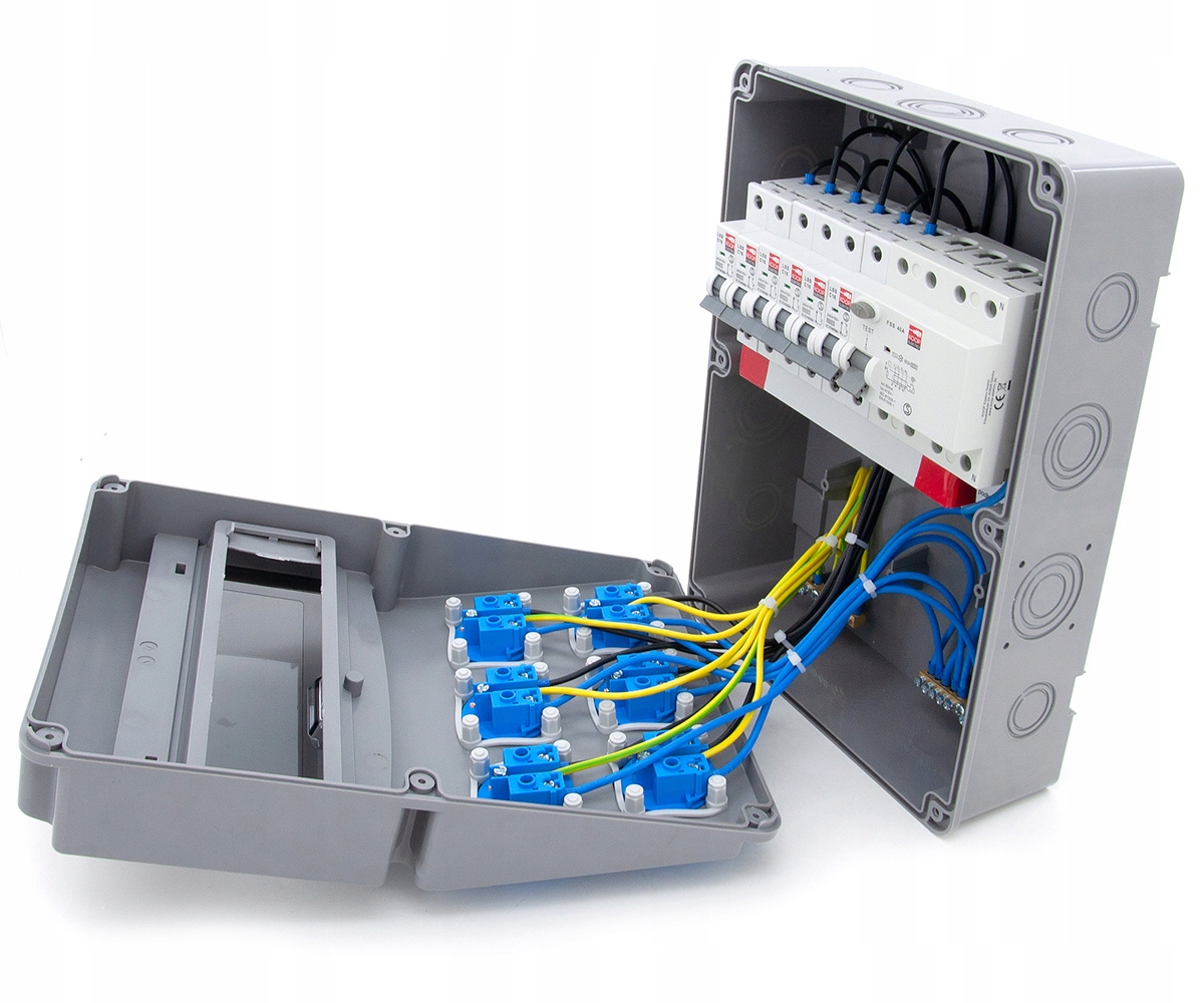 ROZDZIELNICA ROZDZIELNIA BUDOWLANA OGRODOWA 3-FAZ Marka ELS Elektrotechnika
