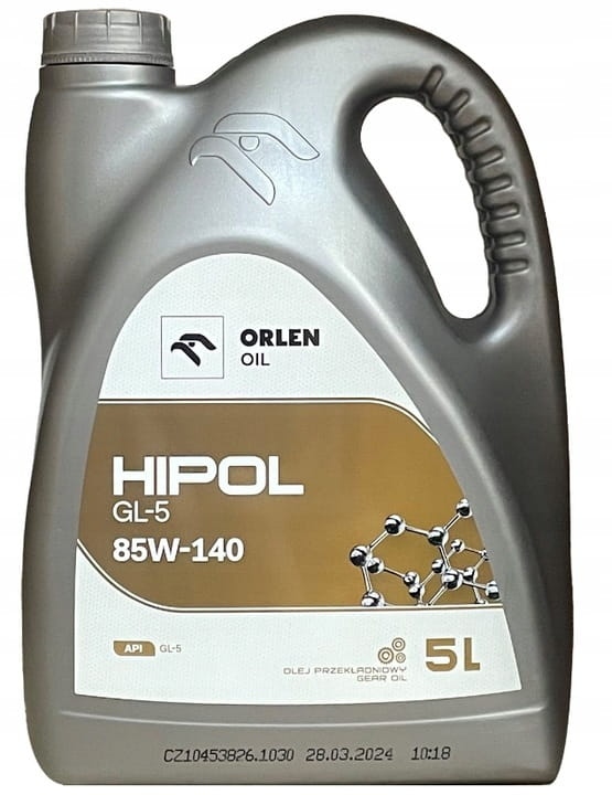 Orlen Hipol Olej 85W140 GL5 5L