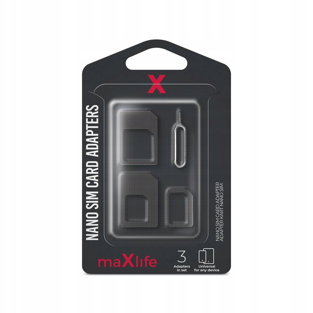 

Adaptery Maxlife Do Karty Nano Sim