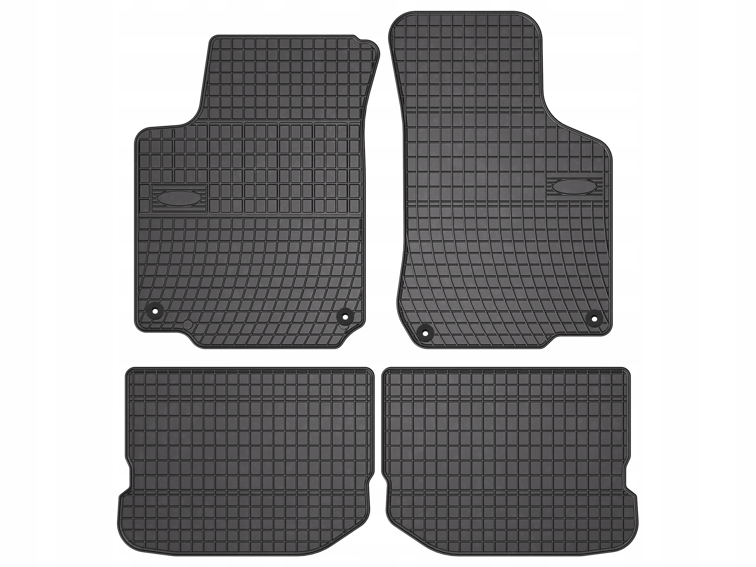 Gumové koberce pro Vw Jetta IV 1998-2005, sada 4 ks SolidPRO, stopky Av